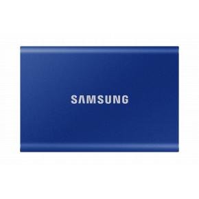 Samsung MU-PC500H/WW T7 Portable SSD, 500 GB, USB Type-C, 3.2 Gen 2 (3.1 Gen 2) 1050 MB/s, Blue