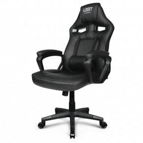 L33T Gaming 160565 Extreme Gaming Chair - BLACK, PU Leather, Class-4 gas lift