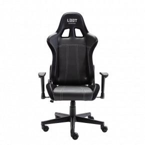 L33T Gaming 1830033 Evolve Gaming Chair - (PU) Black, PU Leather, Class-4 gas-lift, Tilt & Recline