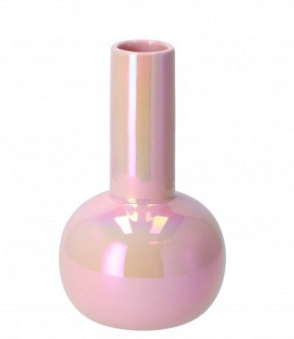 Daira pearl pink vaas tube 13x20cm
