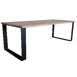 Oakly Table grijs rechthoekig metalen frame 240cm PTMD