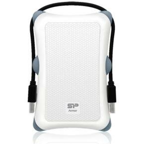 Silicon Power SP020TBPHDA30S3W Amor A30 portable HDD, 2 TB, USB3.2 gen 1, Anti-shock, White/Black
