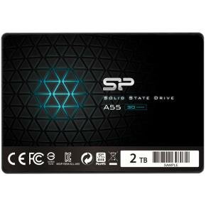 Silicon Power SP002TBSS3A55S25 Ace A55 SSD, 2TB, 7mm 2.5inch, SATA3, 3D NAND SLC, 560/500MB/s
