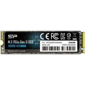 Silicon Power SP256GBP34A60M28 Ace A60 SSD, 256GB, PCIe Gen3x4, NVMe 1.3, SLC, 2200/ 1600 MB/s