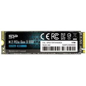 Silicon Power SP001TBP34A60M28 Ace A60 SSD, 1 TB, PCIe Gen3x4, NVMe 1.3, SLC, 2200/ 1600 MB/s