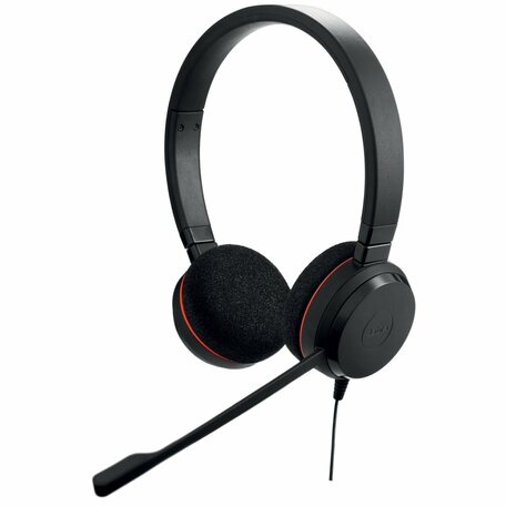 Jabra Evolve 20 MS Stereo Headset Hoofdband USB Type-A Zwart