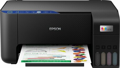 Epson EcoTank L3251 AiO Inkjetprinter | 5750 x 1440 DPI | Wifi | Kleur