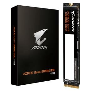 Gigabyte AG450E500G-G AORUS Gen4 5000E SSD, 500 GB, M.2, 5000 MB/s, PCIe 4.0