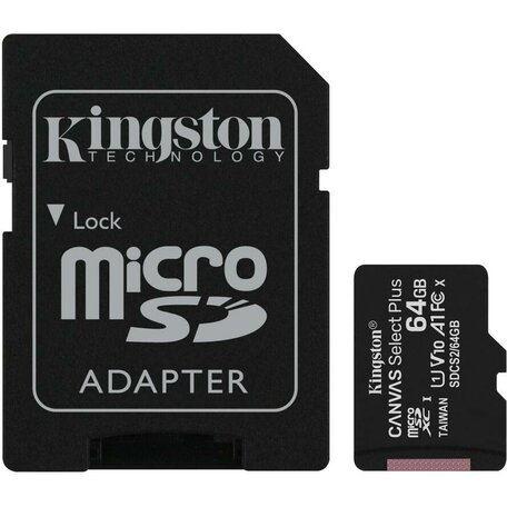 Kingston Canvas Select Plus 64 GB MicroSDXC card