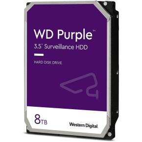 Western Digital WD84PURZ Purple Surveillance HDD, 8 TB, 3.5 inch, SATA3, 7200 RPM, CMR