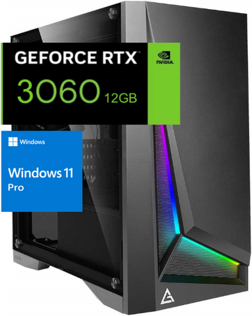 GamePC AMD Ryzen 5 5600X - 16GB - 1000GB M.2 SSD - RTX3060 Windows11