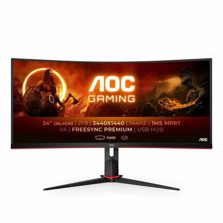 AOC G2 CU34G2X/BK computer monitor 86,4 cm (34