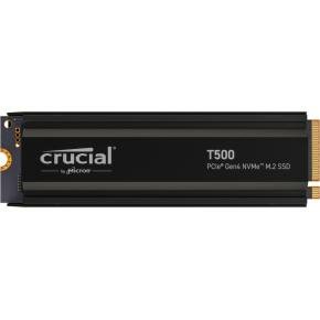 Crucial CT1000T500SSD5 T500 SSD, 1 TB, M.2 2280, PCIe 4.0 NVMe, 7300/ 6800 MB/s, w/ heatsink