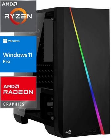 GamePC AMD Ryzen 5 5500 16GB 500GB SSD Radeon RX6400 4GB Windows 11