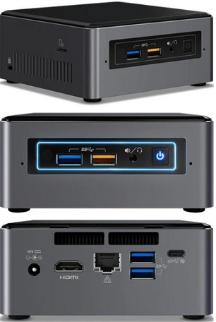 Intel NUC Intel Core i3-8109U 8GB 128GB M.2 SSD Windows 11 Pro